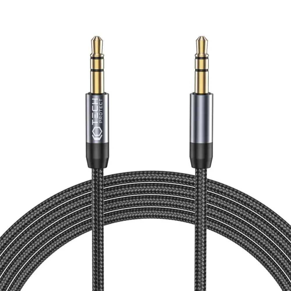 Tech-Protect UltraBoost kaabel 3.5mm mini jack | 3.5mm mini jack 1.5m - must