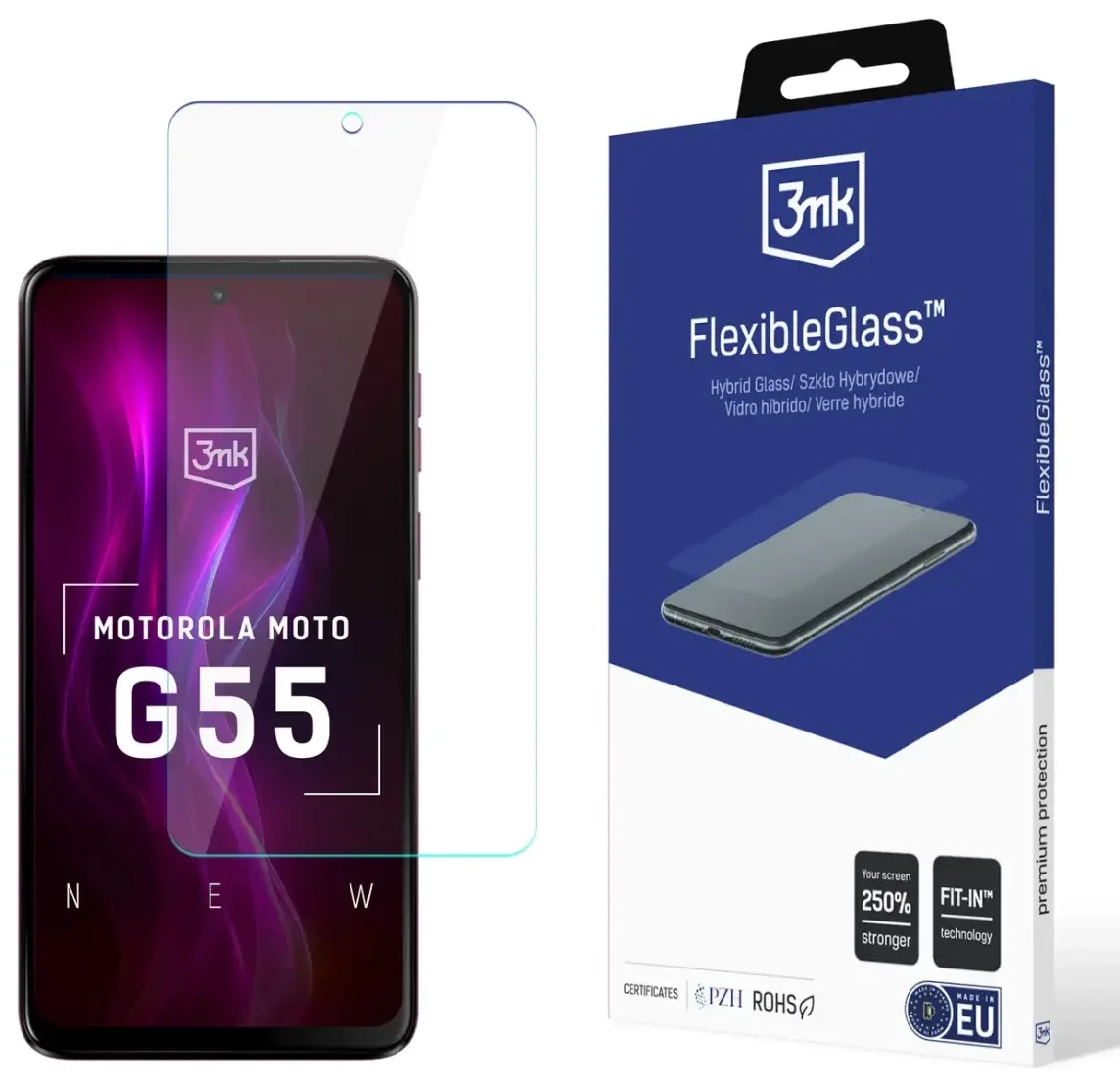 Hybrid glass 3mk FlexibleGlass for Motorola Moto G55 5G