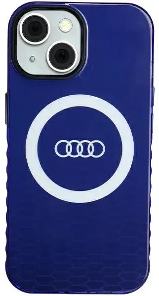 Audi IML Big Logo MagSafe case for iPhone 15 | 14 | 13 - blue
