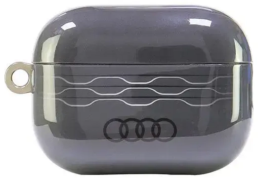 Audi IML Geometric Pattern AirPods Pro 2 cover szary|gray AU-IMLAPP2-A6|D3-GY
