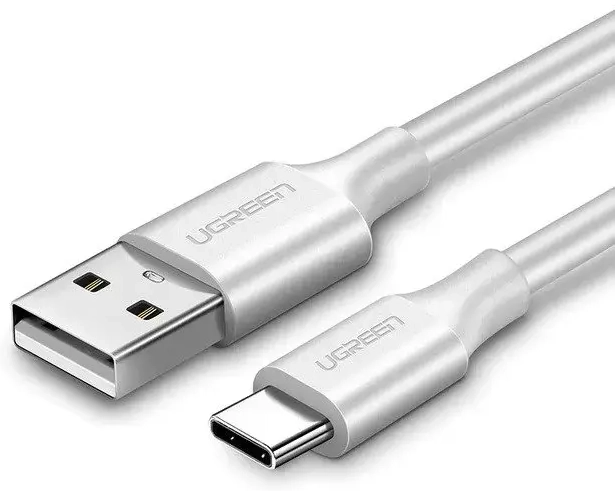UGREEN US287 datu pārraides un uzlādes vads | USB-A uz USB-C | 10W | 1m | balts