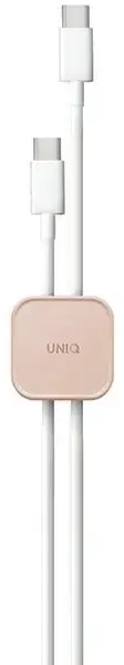 UNIQ Pod samoprzylepny organizer do kabli zestaw 8szt różowy|blush pink