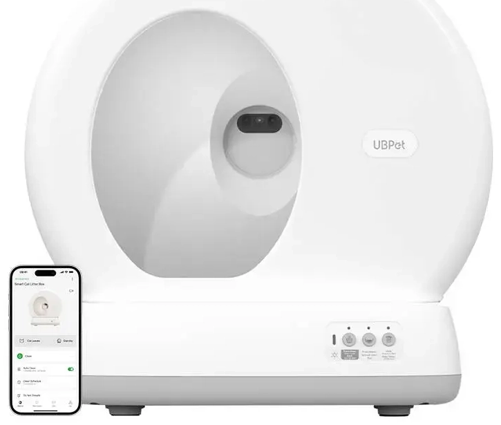 Nutikas isepuhastuv kassiliivakast kaameraga UBPet C10 Pro