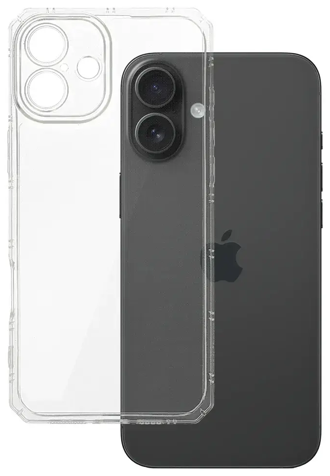 Armor Antishock telefoni ümbris iPhone 16 läbipaistev