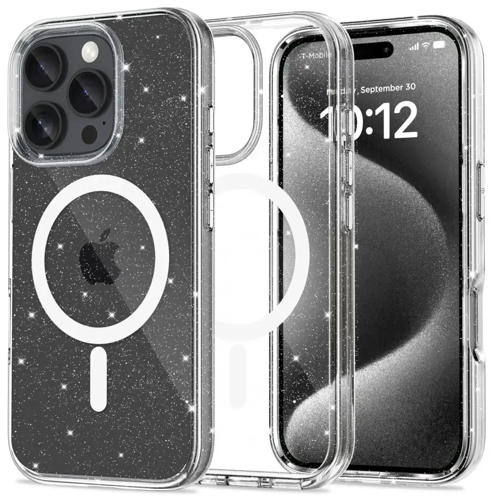 TECH-PROTECT FLEXAIR HYBRID MAGSAFE IPHONE 16 PRO MAX GLITTER