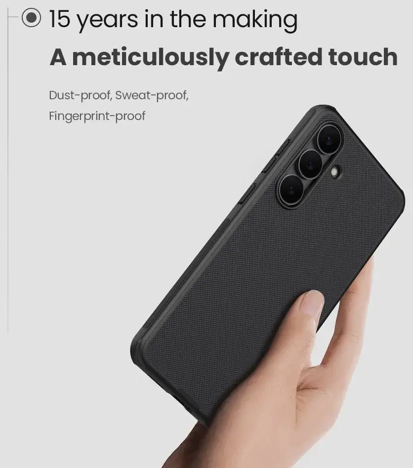 Nillkin Super Frosted PRO Back Cover for Samsung Galaxy S25 FE Black