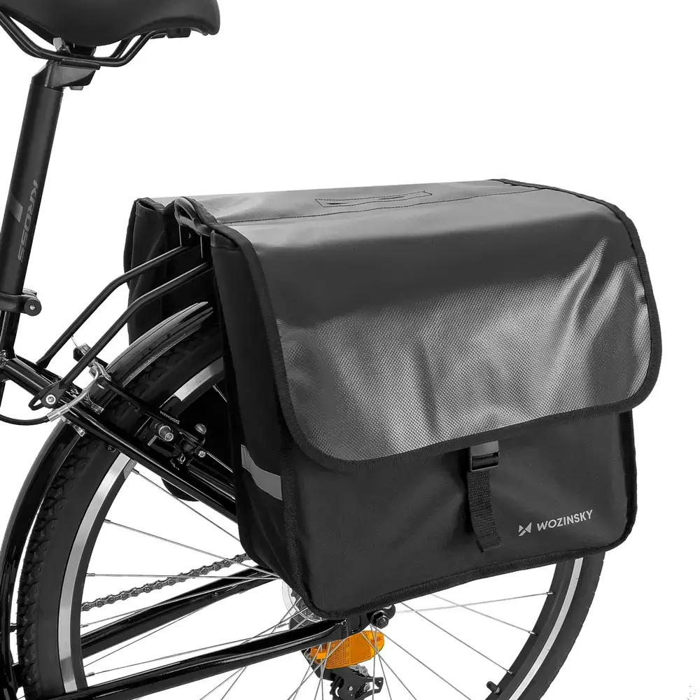 Wozinsky topelt jalgrattakott pakiraamile 28L Must (WBB34BK)