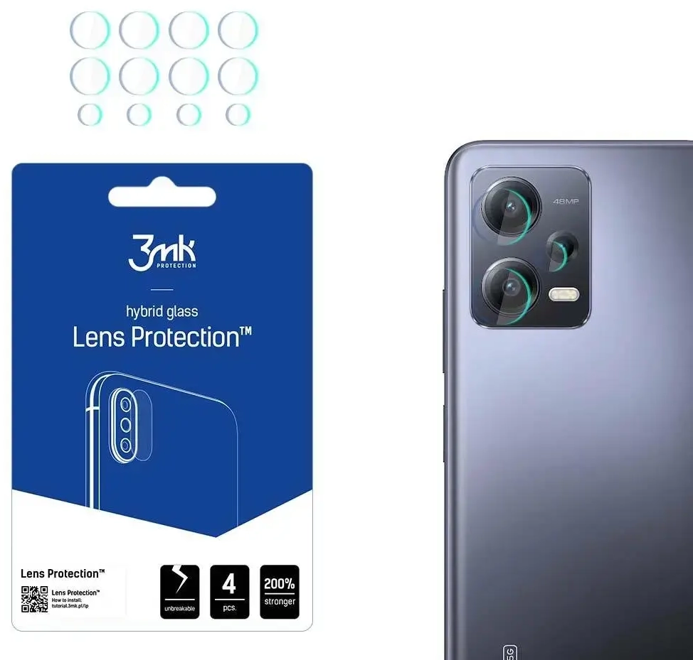 Camera Glass for Xiaomi Redmi Note 12 Pro+ | Note 12 Pro 7H for 3mk Series Lens Protection Lens