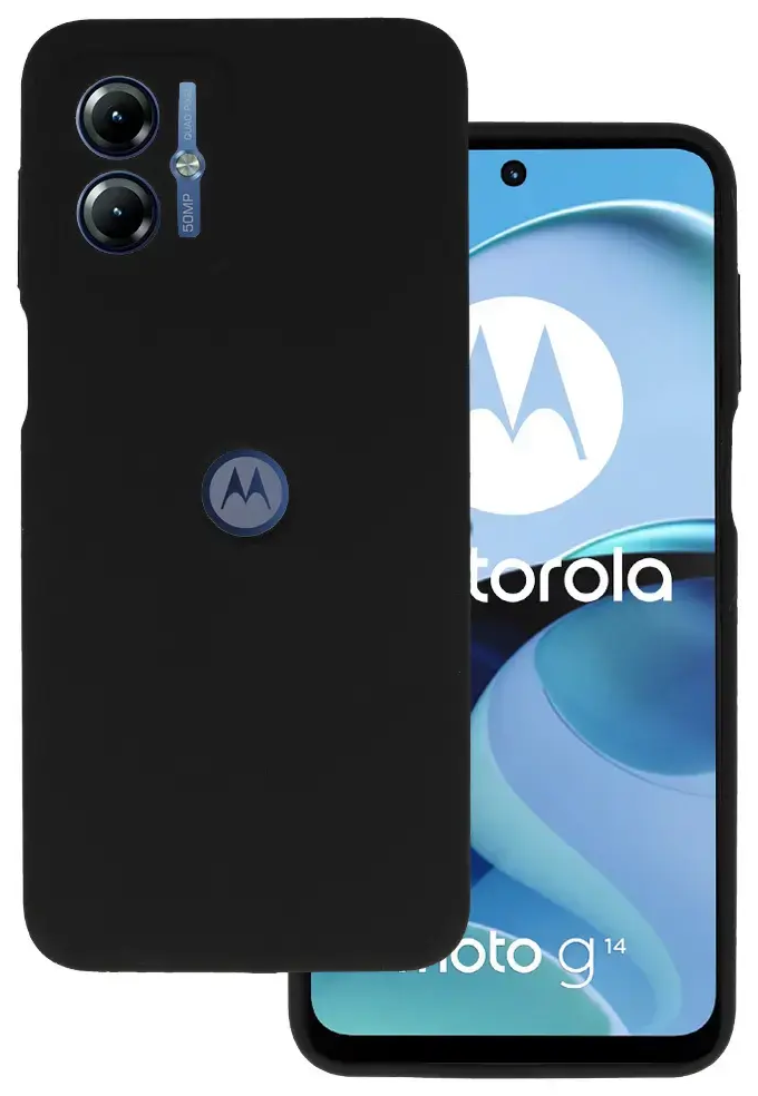 Silicone Lite Case for Motorola Moto G14 black