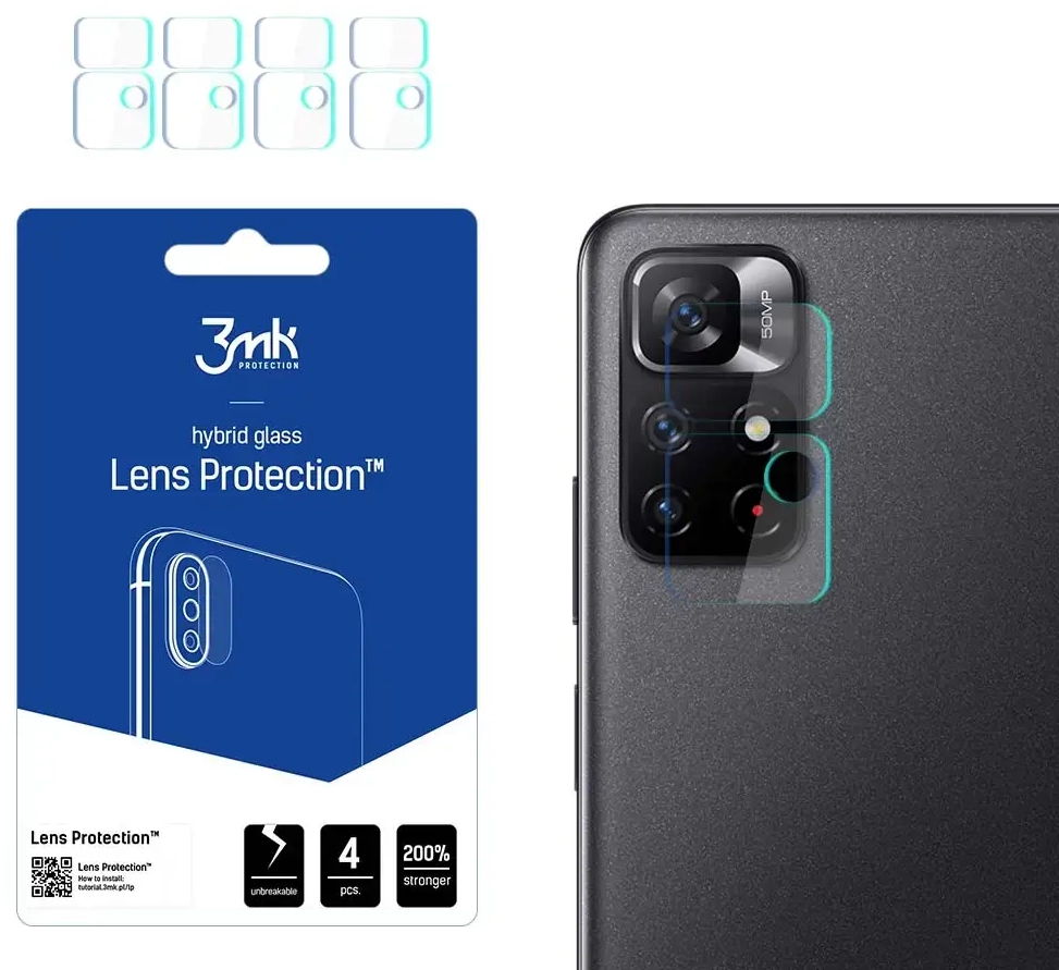 Xiaomi Redmi Note 11S 5G|11T 5G - 3mk Lens Protection™ screen protector
