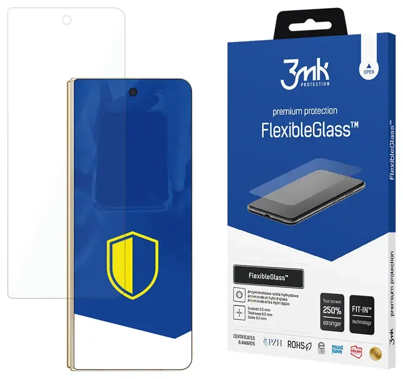 3mk FlexibleGlass™ tempered glass for phone Samsung Galaxy Z Fold4 (Front)