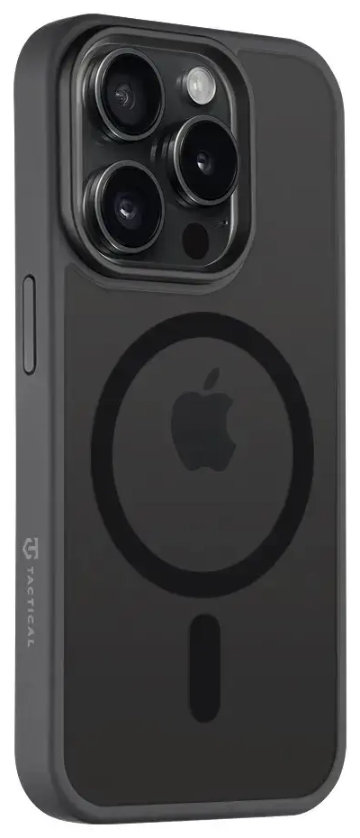 Tactical MagForce Hyperstealth ümbris iPhone 15 Pro jaoks, asfaltvärvi