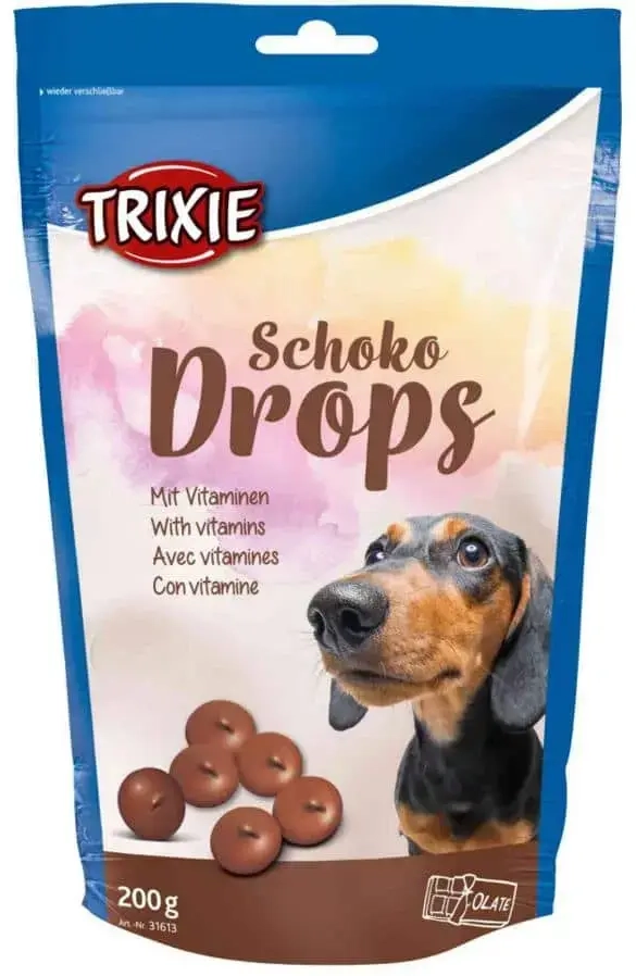 Maiuspala koertele - Trixie Chocolate Drops, 200g