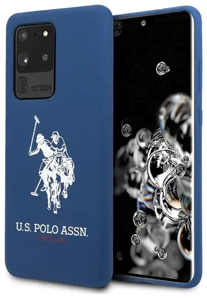 US Polo USHCS69SLHRNV S20 Ultra G988 granatowy|navy Silicone Collection