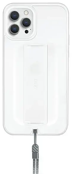 UNIQ etui Heldro iPhone 12|12 Pro 6,1" biały|natural frost Antimicrobial