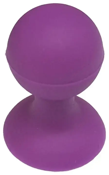 Phone holder with a round head - purple