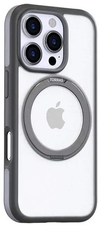 Case Torras Ostand R Fusion dla iPhone 16 ProMax (Szare)