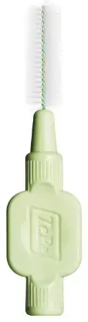 TePe Interdental Brush Extra Soft  Supersoft Dental Brush for Teeth Cleaning  Pack of 8  0.8 Mm  Large Gaps  Green  Size 5