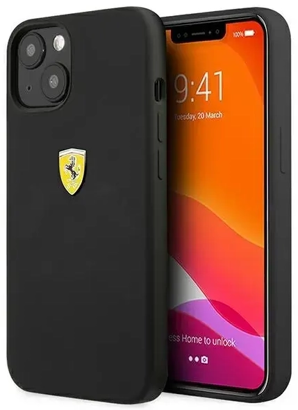Ferrari FESSIHCP13SBK iPhone 13 mini 5,4" czarny|black hardcase Silicone