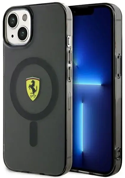 Ferrari FEHMP14SURKK iPhone 14 6,1" czarny|black hardcase Translucent Magsafe