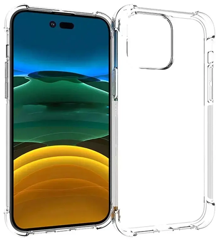 Fusion Anti Shock 1.5 mm Силиконовый чехол для Apple iPhone 14 Max | Plus Прозрачный