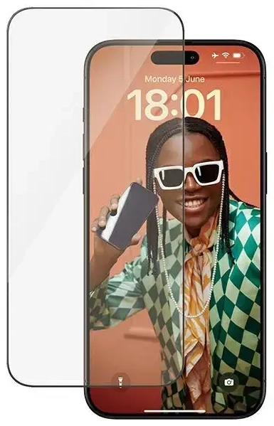 PanzerGlass Ultra-Wide Fit ekraanikaitseklaas telefonile iPhone 15 Pro Max 6.7" läbipaistev, Easy Aligner kaasas 2812