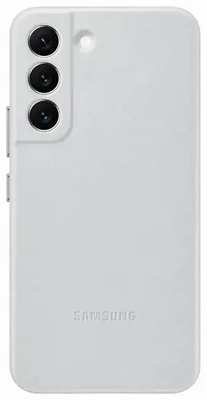 EF-VS901LJE Samsung Leather Cover for Galaxy S22 Light Gray