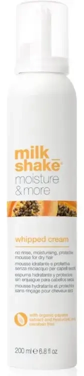 Milk Shake Moisture & More Whipped Leave-in Hydrating Treatment Cream for Dry Hair 200ml