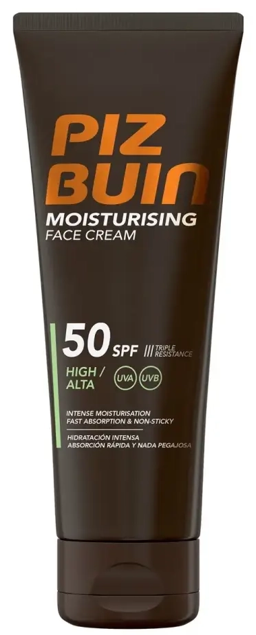 Piz Moisturising Face Cream SPF 50-No Colour