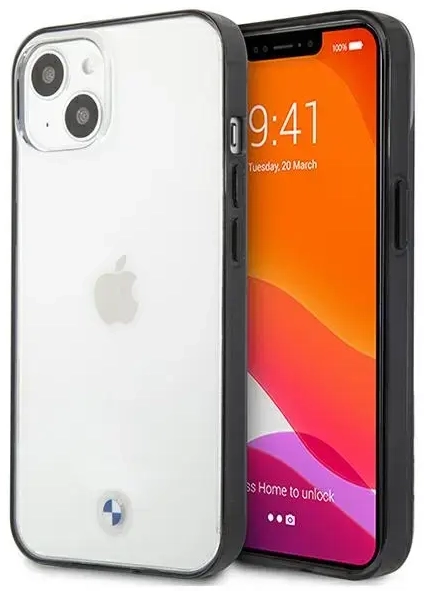 Original Case BMW Hardcase Signature BMHCP13SPCUMRBK for Iphone 13 Mini Transparent