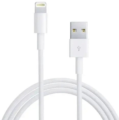 Fusion MD818 data transfer and charging cable | USB-A to Lightning | 12W | 2m | white