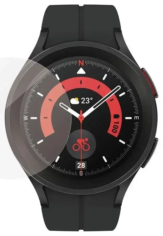 Fusion Nano 9H aizsargstikls pilnam ekrānam Samsung Galaxy Watch 5 Pro 45mm