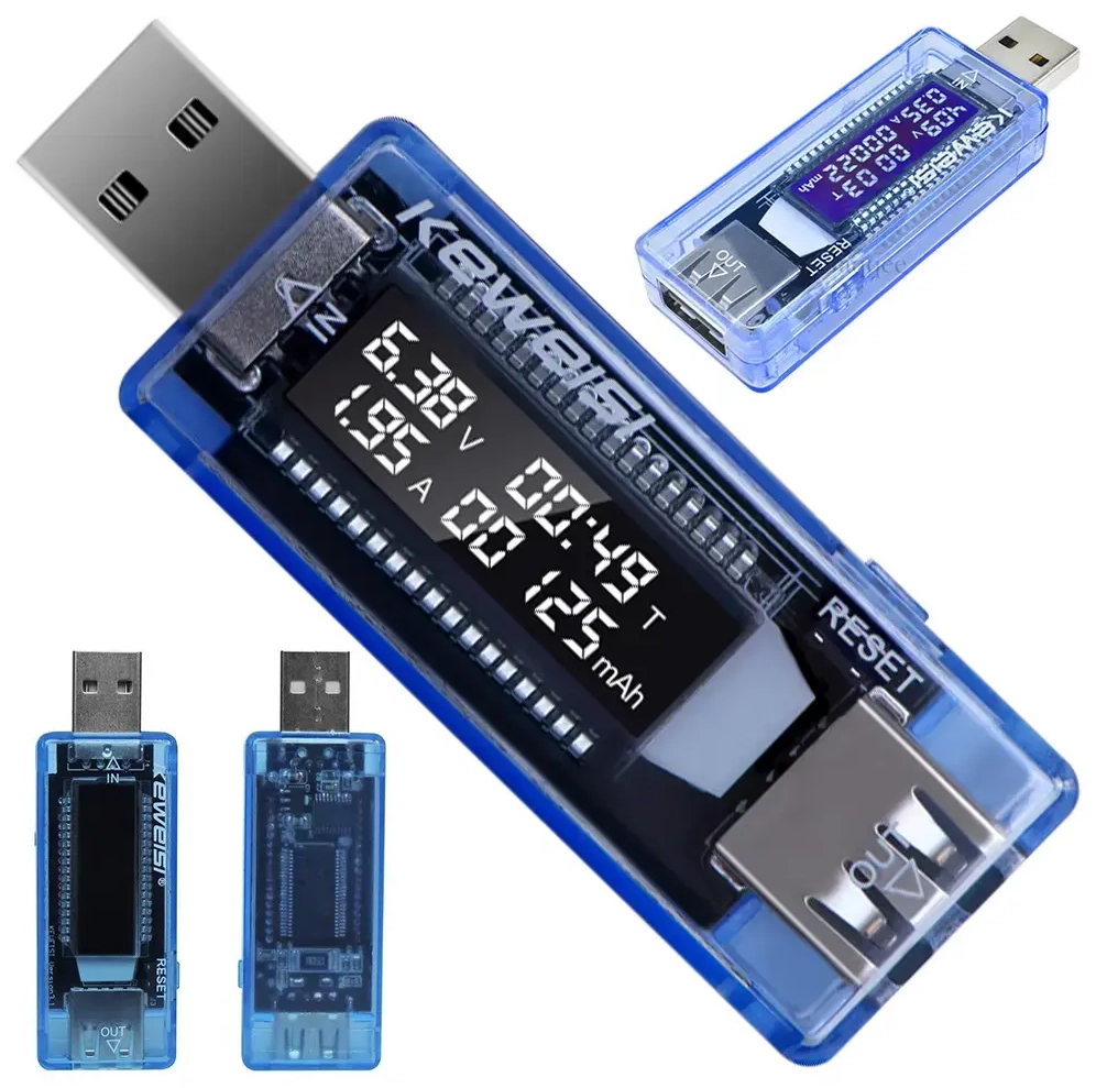 Goodbuy USB вольтметр для кабелей 10 мА | 20 В