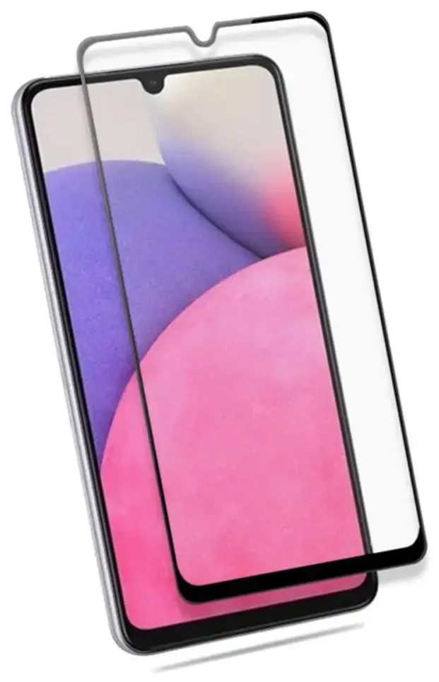 Fusion 5D glass full coveraged with frame tempered glass for phone Samsung Galaxy A33 5G black