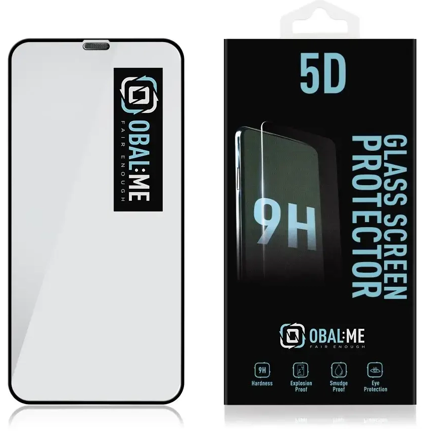 OBAL:ME 5D Glass Screen Protector for Apple iPhone 11|XR Black