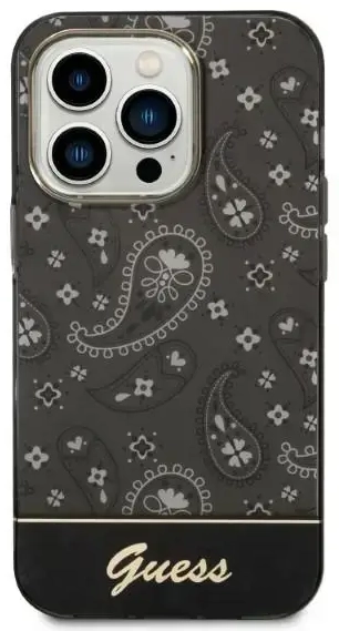 Guess GUHCP14XHGBNHK iPhone 14 Pro Max 6,7" czarny|black hardcase Bandana Paisley