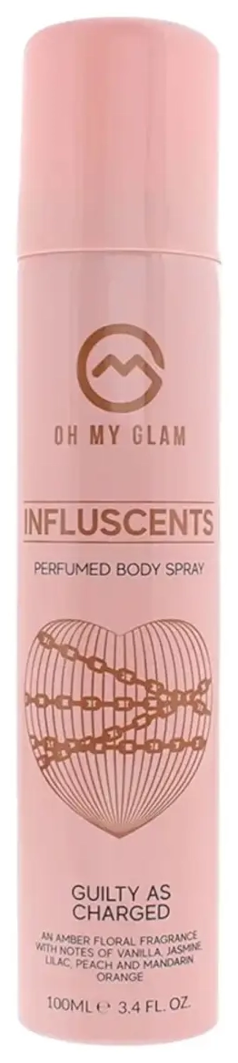 Oh My Glam, Influscents Guilty As Charged, Body Spray, 100 ml