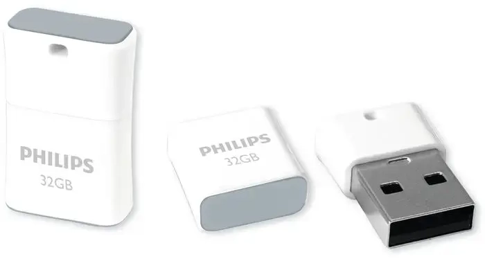 Philips USB 2.0 atminties raktas Pico Edition (pilkas) 32GB