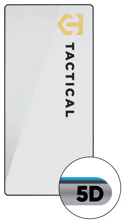 Тактическое 5D защитное стекло для телефона Samsung Galaxy S25 Ultra черный