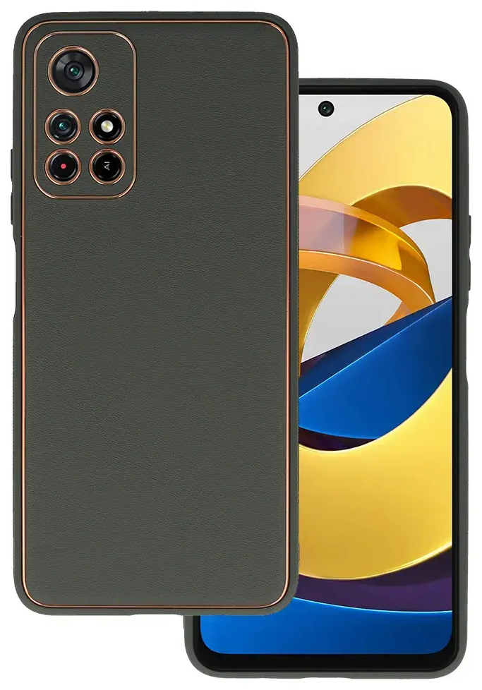 TEL PROTECT Luxury Case for Xiaomi Redmi Note 11 5G/Note 11S 5G/Poco M4 Pro 5G Graphite