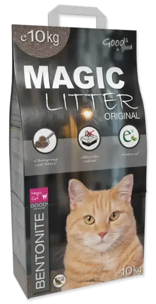 Cat litter : MAGIC LITTER Bentonite Original 10kg
