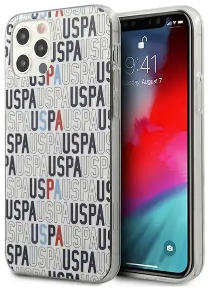 US Polo USHCP12MPCUSPA6 iPhone 12|12 Pro 6,1" biały|white Logo Mania Collection