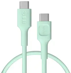 Green Cell PowerFlex duomenų perdavimo ir įkrovimo laidas | USB-C į USB-C | 100W | 0.3m | žalias