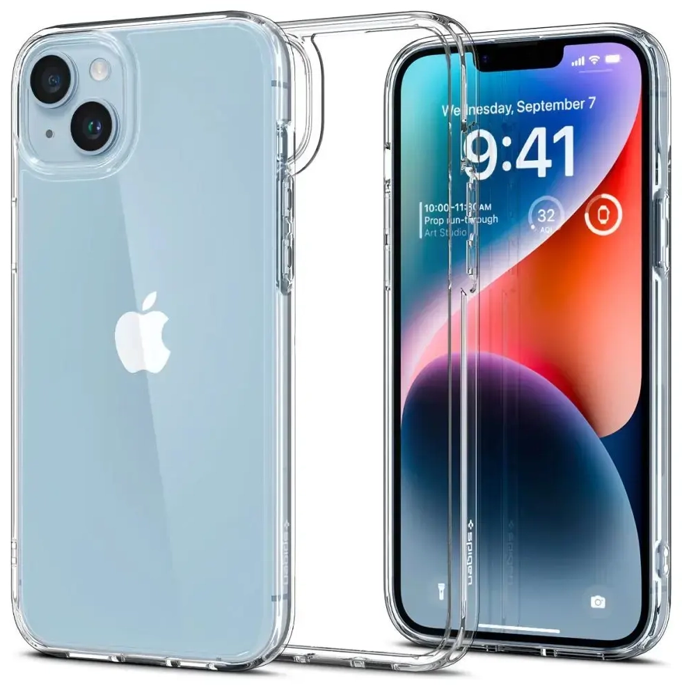 Spigen Ultra Hybrid iPhone 15 6.1" crystal clear