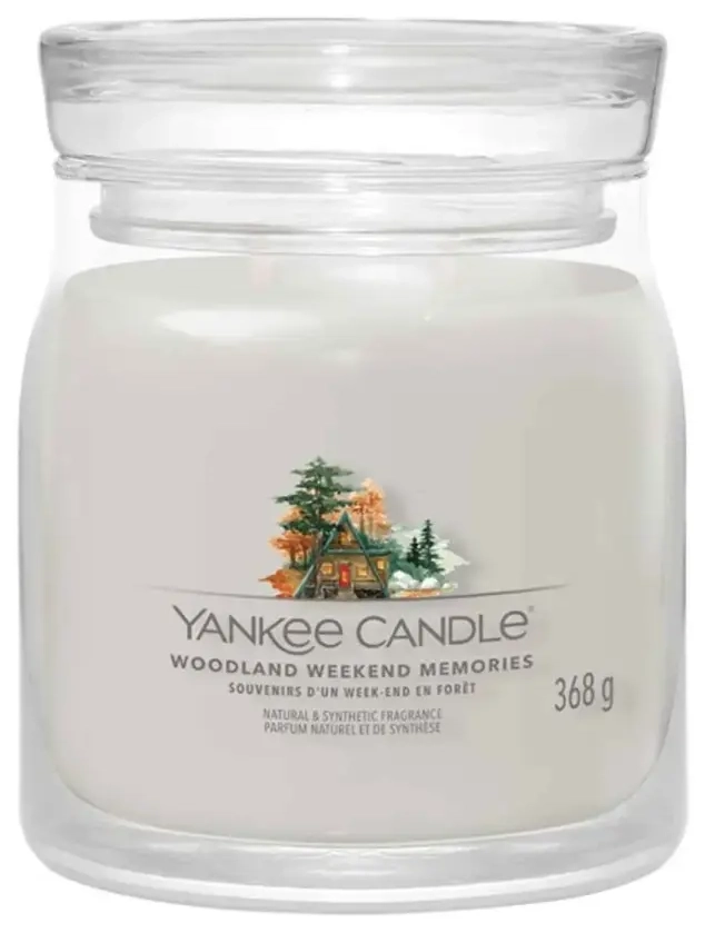 Yankee Candle Woodland Weekend Memories Signature Candle Medium 368g