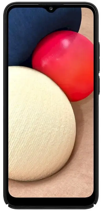 Nillkin Super Frosted aizmugurējais vāciņš priekš Samsung Galaxy A02s melns