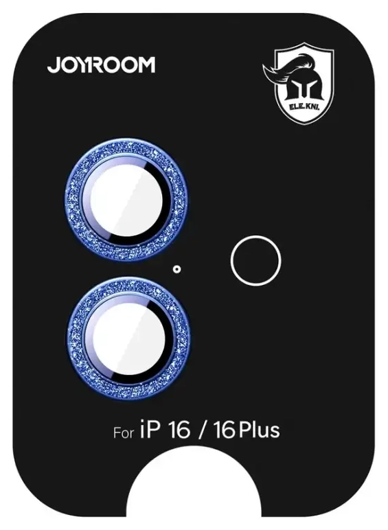 Joyroom JR-MSF0300 apsauginis stiklas, skirtas iPhone 16|16 Plus objektyvams - mėlynas