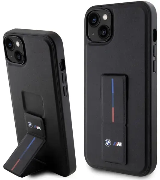 Etui BMW BMHCP14M22GSLK iPhone 14 Plus 6.7" czarny|black hardcase Grip Hot Stamp