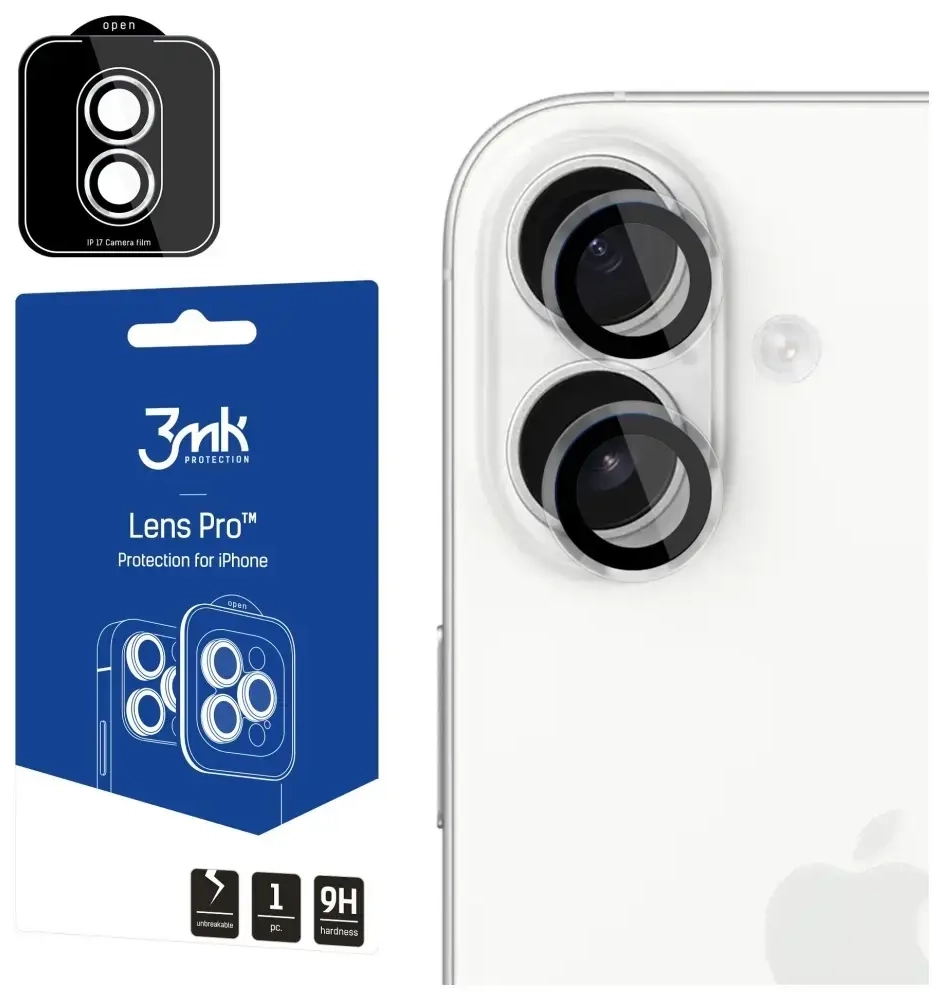 3MK Lens Protection Pro for Apple iPhone 17 Clear