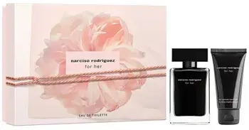 Narciso Rodriguez for Her Gift Set EDT 50 ml and Hand Cream 50 ml.
